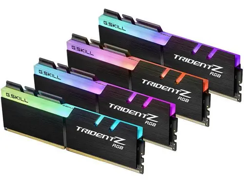 G. SKILL TridentZ RGB Series 32GB (4 x 8GB) 288-Pin PC RAM DDR4 3600 (PC4 28800) Desktop Memory Model F4-3600C17Q-32GTZR