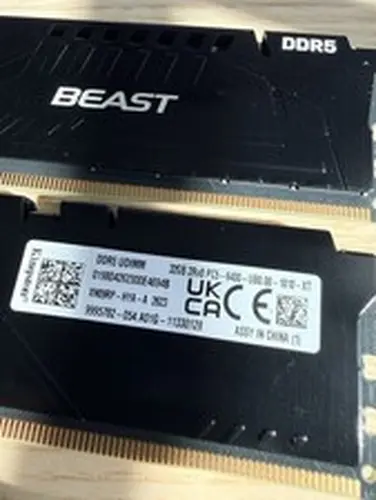 Kingston Fury Beast 64Gb PC5-41600 DDR5 6400 Memory