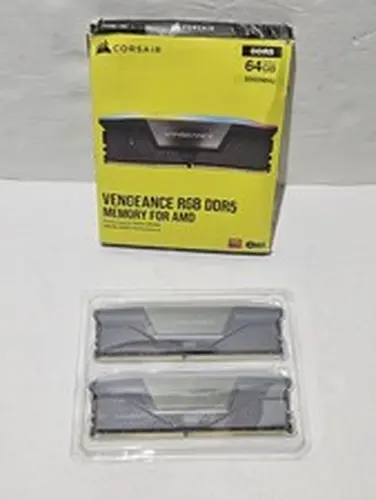 Corsair Vengeance RGB 64GB 2x32GB DDR5 6000 CL40 AMD EXPO Intel XMP Grey