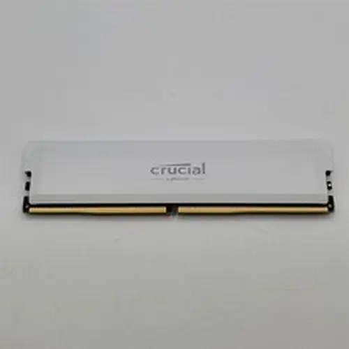 Crucial Pro 32GB DDR5 RAM 6400MHz CL40 UDIMM Desktop PC Memory White 1x 32GB