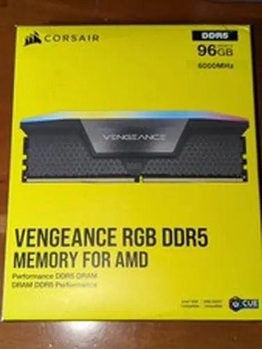 Corsair Vengeance RGB 96GB 2x48GB DDR5 6000 CL36 AMD EXPO & Intel XMP