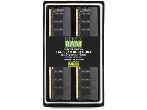 16GB 2X8GB DDR4 2933MHz PC4-23400 1Rx8 1.2V CL21 288-PIN Non-ECC Unbuffered UDIMM NEMIX RAM Desktop PC Memory KIT Compatible with Supermicro...