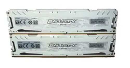 Crucial White Ballistix Gaming 32GB (2x16GB) DDR4-2666 Memory RAM