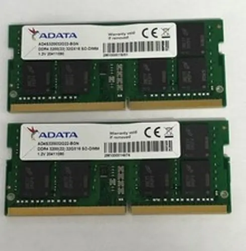 ADATA 64GB DDR4 (2x 32GB) DDR4-3200 SODIMM Laptop Memory (AD4S320032G22-BGN)