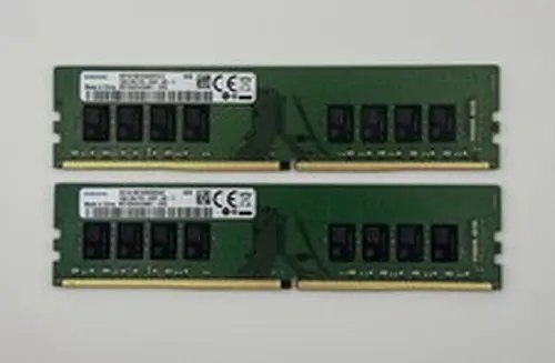 Lot of 2 Samsung 16GB 2RX8 PC4-2400T M378A2K43BB1-CRC DDR4 UDIMM PC