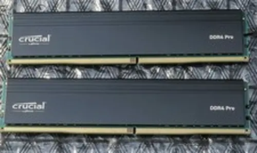 Crucial Pro 64GB (2x32GB) DDR4-3200 Desktop RAM Kit