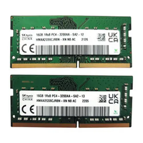 SK Hynix 32GB Kit 2x16GB DDR4 3200MHz HMAA2GS6CJR8N-XN OEM