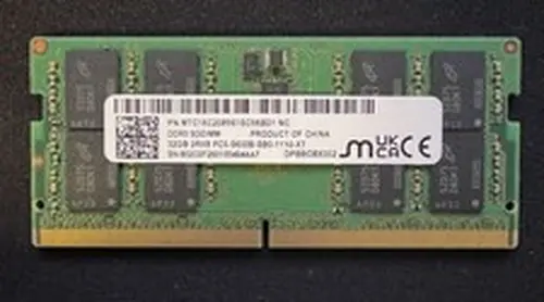 Micron (OEM Dell) 32GB DDR5 PC5-5600B-SB0-1110-XT Laptop Memory