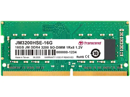 Transcend JetRAM 16GB DDR4 SDRAM Memory Module JM3200HSE16G