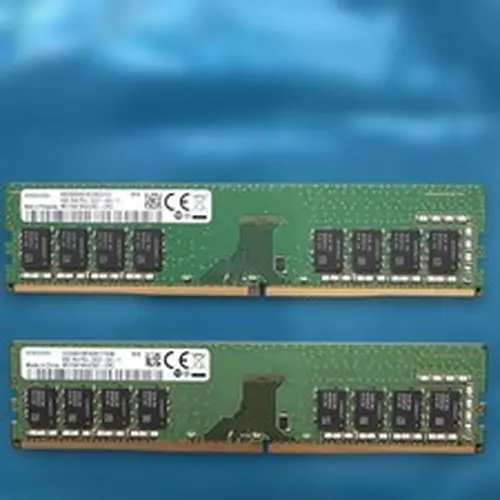 SAMSUNG 16GB (8GBx2) DDR4 Desktop RAM Memory Modules, Model M378A1K43CB2-CRC