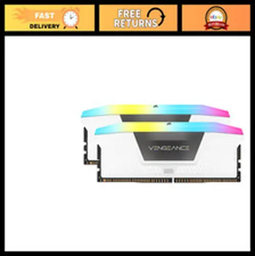 RGB DDR5 Light Enhancement Kit - No Memory, White, Customizable Lighting, PC Upg