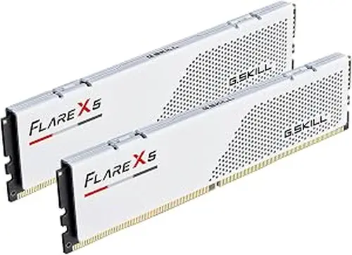 G.SKILL Flare X5 Series DDR5 RAM (AMD EXPO) 96GB (2x48GB) Up to 6000MT/s CL30-36-36-96 1.35V Desktop Computer Memory U-DIMM - Matte White (F5-6000J3036F48GX2-FX5W)