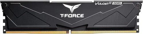 TEAMGROUP T-Force Vulcan Alpha DDR5 Ram 16GB (1x16GB) 6000MHz (PC5-48000) CL38 Desktop Memory Module Ram (Black) AMD Optimized Memory - FLABD516G6000HC38A01