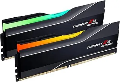 G.SKILL Trident Z5 Neo RGB Series DDR5 RAM (AMD EXPO) 32GB (2x16GB) Up to 8000MT/s* CL38-48-48-128 1.45V Desktop Computer Memory U-DIMM - Matte Black (F5-8000J3848H16GX2-TZ5NR)