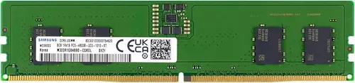 Samsung 8GB DDR5 4800MHz PC5-38400 CL40 UDIMM 1Rx16 Single Rank 1.1V Non-ECC DIMM 288-Pin Desktop RAM Memory M323R1GB4BB0-CQK, 1 Module