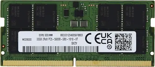 Factory Original 32GB (1x32GB) Compatible with Lenovo ThinkPad P14s Gen 4, P16s Gen 2 DDR5 5600MHz PC5-44800 SODIMM 2Rx8 CL46 1.1v 262 Pin Laptop Notebook Memory RAM Module Upgrade Adamanta