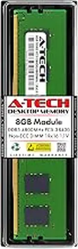 A-Tech 8GB RAM Replacement for Crucial CT2K8G48C40U5 | DDR5 4800MHz PC5-38400 DIMM 1Rx16 1.1V 288-Pin Non-ECC Desktop Memory Module (CT2K8G48C40U5-ATC)