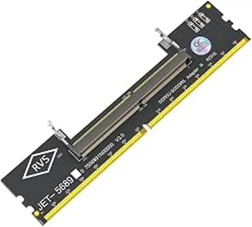 Laptop DDR5 RAM to SO ddr5 U-DIMM Desktop Adapter Card, Memory Tester SO DDR5 to ddr5 U-DIMM Converter