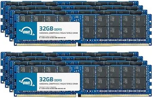 OWC 256GB (8x32GB) DDR5 4800MHz ECC RDIMM 2Rx8 288-pin Memory RAM