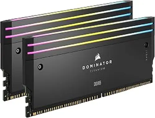 CORSAIR Dominator Titanium DDR5 RGB Light Enhancement Kit – 2X Modules – 0GB RAM – CORSAIR iCUE Compatible – Black