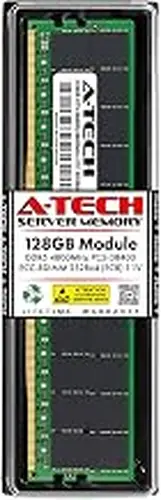 A-Tech 128GB RAM Replacement for Hynix HMCT04MEERA129N | DDR5 4800MHz PC5-38400R EC8 RDIMM 2S2Rx4 (4Rx4 3DS/TSV) 1.1V 288-Pin ECC Registered Server Memory Module (HMCT04MEERA129N-ATC)