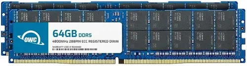 OWC 128GB Memory RAM Kit Compatible with Lenovo ThinkSystem SD650 V3 | 128GB (2x64GB) PC5-38400 DDR5 4800MHz ECC Reg 2Rx4 CL40 288-pin DIMM, Also Compatible with SD650-I SD665-N (All V3)
