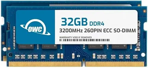 OWC 64GB (2x32GB) DDR4 3200MHz ECC SODIMM 260-pin Memory RAM