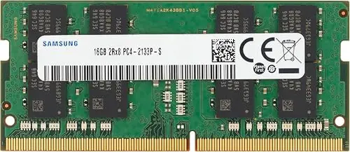Samsung 16GB DDR4 2133MHz PC4-17000 (PC4-2133P) CL15 SODIMM 2Rx8 Dual Rank 1.2V 260-Pin Laptop, Notebook RAM Memory