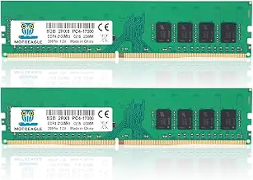 16GB DDR4 RAM 2x8GB 2133 MHz UDIMM 2RX8 PC4-17000 DDR4-2133P CL15 DIMM Non-ECC Desktop Memory KIT
