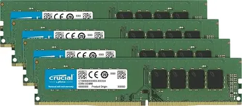 Crucial Technology 64GB Kit (16GBx4) DDR4 2133 MT/s (CT4K16G4DFD8213)