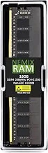 NEMIX RAM 16GB (1X16GB) DDR4 2666MHz PC4-21300 2Rx8 1.2V CL19 288-PIN Non-ECC Unbuffered UDIMM Compatible with Samsung M378A2K43BB1-CTD