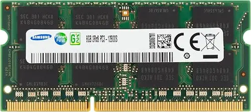 Samsung 8GB DDR3 1600MHz PC3-12800 CL11 SODIMM 2Rx8 Dual Rank 1.5V 204-Pin Laptop, Notebook RAM Memory