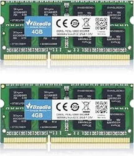 DDR3/DDR3L 8GB Kit (2x4GB) Laptop RAM 1600MHz CL11 SODIMM Wlizedle PC Memory RAM PC3-12800 204-Pin 1.35V/1.5V Non-ECC Unbuffered 2Rx8 Upgrade Notebook Sdram Sticks Module for Computer Portable, Green