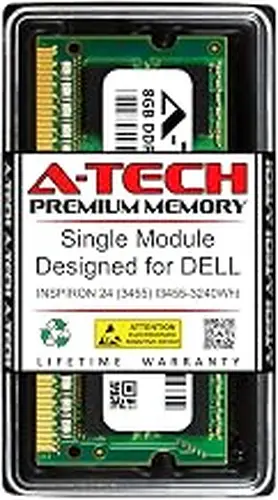 A-Tech 8GB RAM for DELL INSPIRON 24 (3455) I3455-3240WHT | DDR3 1600MHz SODIMM PC3-12800 204-Pin Non-ECC Memory Upgrade Module