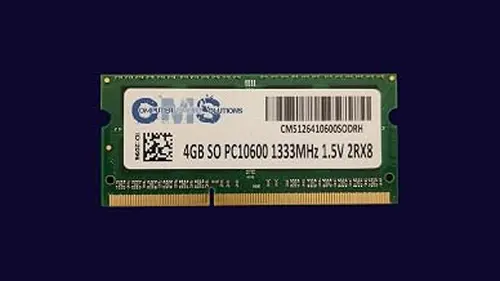 CMS 4GB (1X4GB) DDR3 10600 1333MHZ Non ECC SODIMM Memory Ram Upgrade Compatible with HP/Compaq® 2000-2B19Wm Notebook Pc - A30