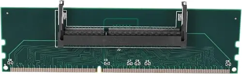DDR3 Laptop SO-DIMM to Desktop DIMM Memory RAM Connector Adapter DDR3 New adapter of laptop Internal Memory to Desktop RAM, Green, 159778
