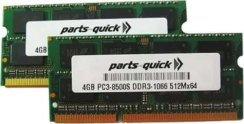 8GB 2 X 4GB Memory Compatible for Lenovo ThinkPad X200, X200s, X201, x201i, X201s, X301 Laptop - DDR3 SODIMM 1066MHz PC3-8500 204 pin RAM