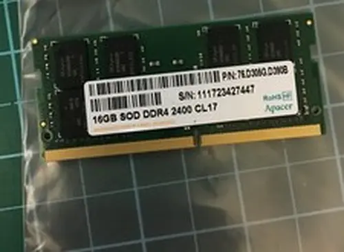 Apacer 16GB SOD DDR4 2400MHz Laptop Memory Ram SODIMM 76.D305G.D390B