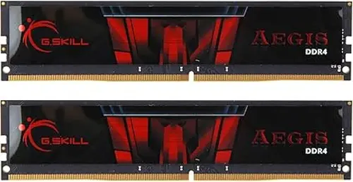 G.SKILL AEGIS Series DDR4 RAM 32GB (2x16GB) 2666MT/s CL19-19-19-43 1.20V Intel AMD Desktop Computer Memory U-DIMM (F4-2666C19D-32GIS)