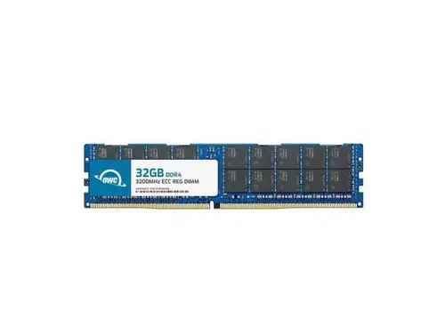 OWC 32GB DDR4 3200 PC4-25600 CL22 1Rx4 288-pin 1.2V ECC Registered DIMM Memory RAM Module Upgrade Compat with QNAP TDS-h2489FU TVS-h474 TVS-h674...