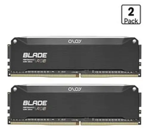 OLOy DDR4 RAM 16GB (2 x 16GB) Black Hairline Blade (16GB x 2)