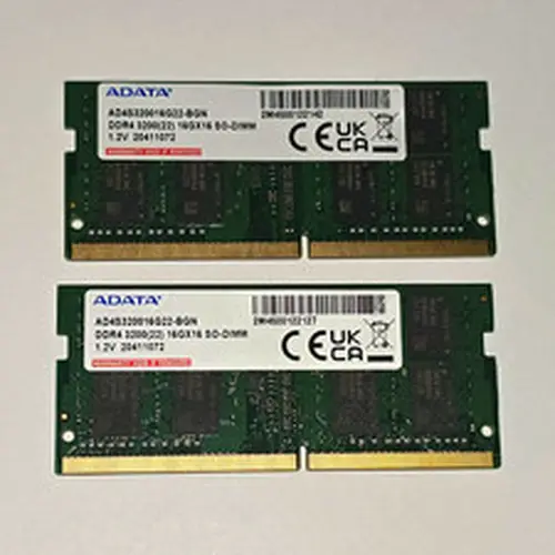 ADATA 32GB (2x16GB) DDR4-3200 PC4-25600 260-Pin SO-DIMM Laptop RAM Memory