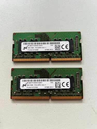 Micron 8GB DDR4 1Rx8 PC4-2666V-SA2 MTA8ATF1G64HZ-2G6D1 SO-DIMM Laptop RAM