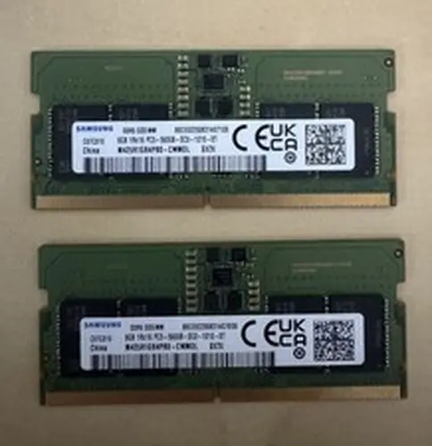 Samsung 16GB (2x8GB) 1Rx16 PC5-5600B DDR5 SODIMM Laptop Memory Kit