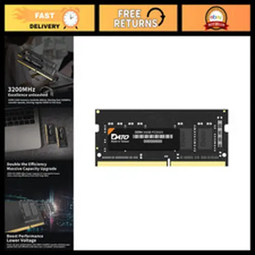 16GB DDR4 3200MHz Laptop RAM SODIMM 260-Pin Non-ECC Memory Module CL22