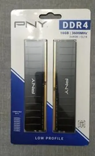 PNY DDR4 (2x8GB) 16GB 3600MHz Low Profile Memory Ram