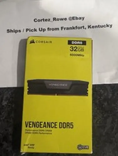 BRAND NEW CORSAIR VENGEANCE 32GB (2 x 16GB) DDR5 CL30 6000MHZ RAM MEMORY DIMM