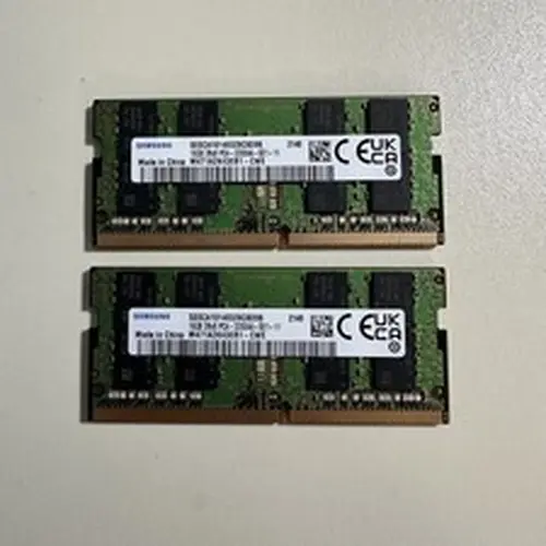 Samsung 32GB Kit (2x16GB) DDR4 SODIMM Laptop Memory 3200AA – Non-ECC –