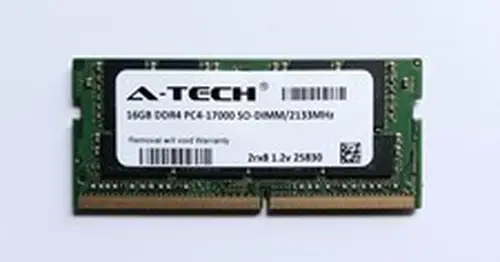 A-Tech 16GB DDR4 2133 MHz PC4-17000 Laptop SODIMM 260-Pin 2Rx8 Memory RAM 1x 16G