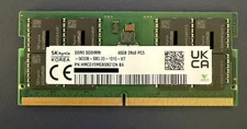 Genuine Lenovo 48GB DDR5 5600MHz Laptop SODIMM Memory SK Hynix PC5 2Rx8 - Sealed